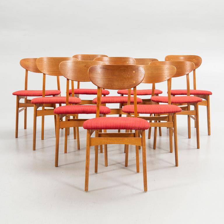 Dining group, 11 pieces, 6+4 chairs, Ikea, model "Monaco".
