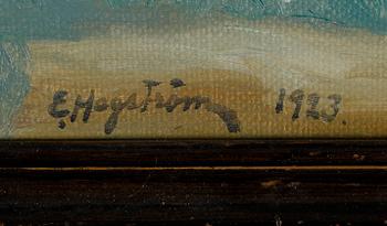 EMIL HAGSTRÖM, olja på duk, signerad och daterad 1923.