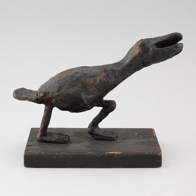 TORSTEN RENQVIST, a bronze sculpture, signed and dated -83.