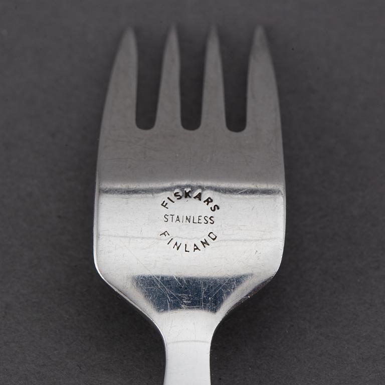 BERTEL GARDBERG, A 46-piece set of 'Triennale de luxe' cutlery, manufactured by Fiskars. Designed in 1956-57.