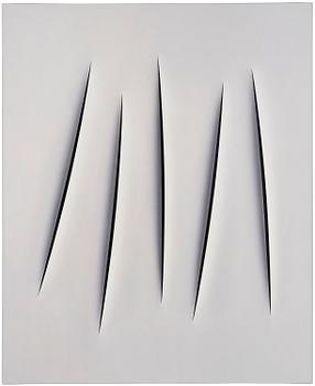 348. Ralf Arzt, "Trompe l'oeil Hommage à Fontana 2.0 V".