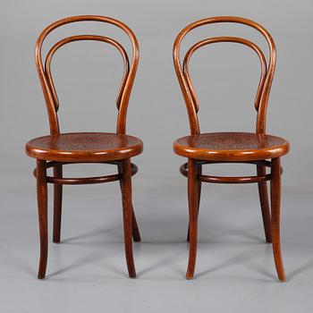 STOLAR, ett par, Thonet, 1900-talets första hälft.