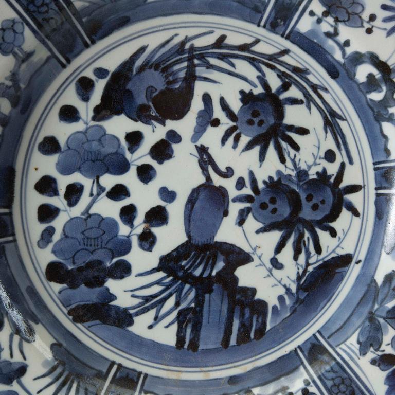 A Japanese porcelain 18th century plate.