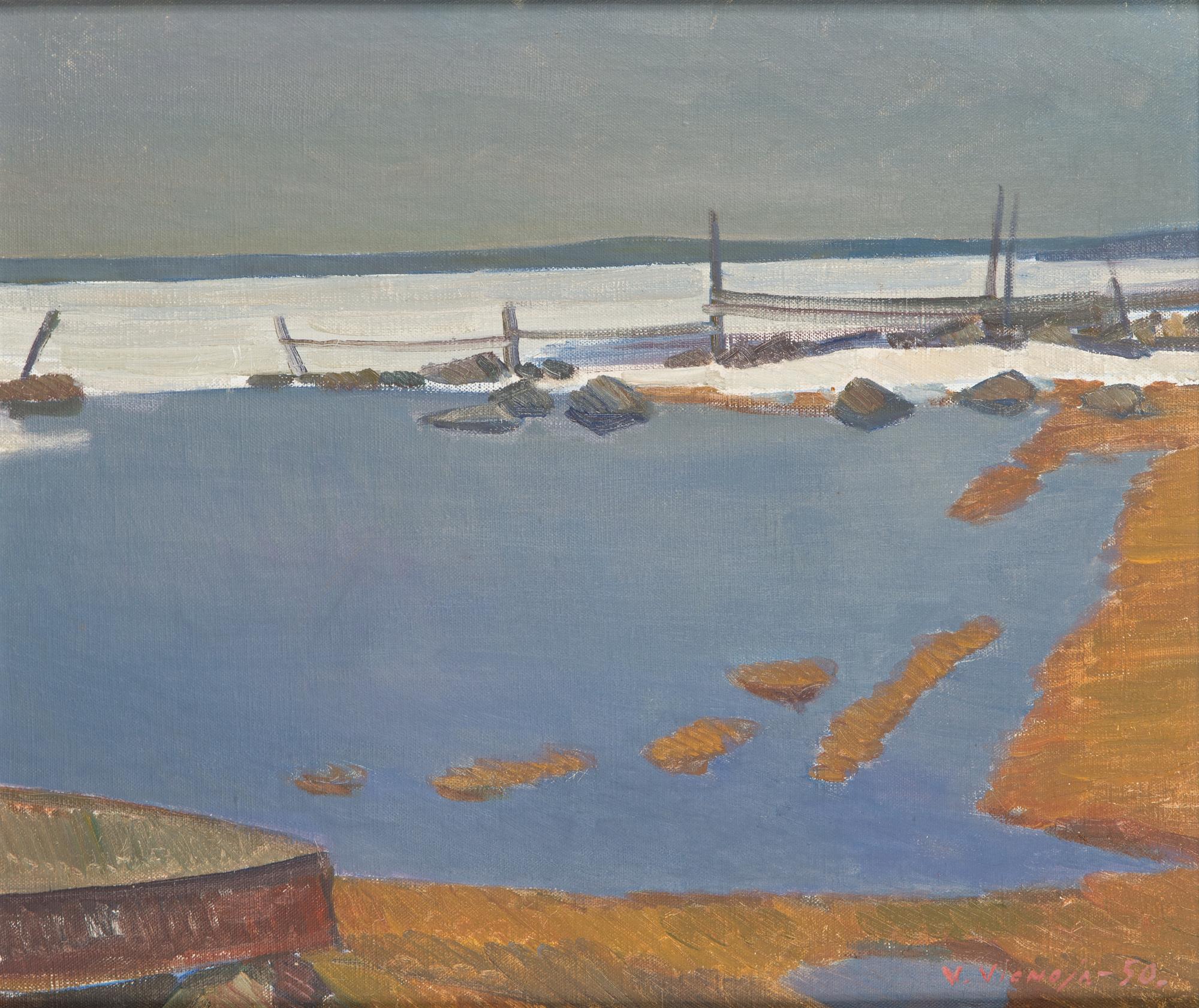 Veikko Vionoja, oil on canvas, signed and dated -50.