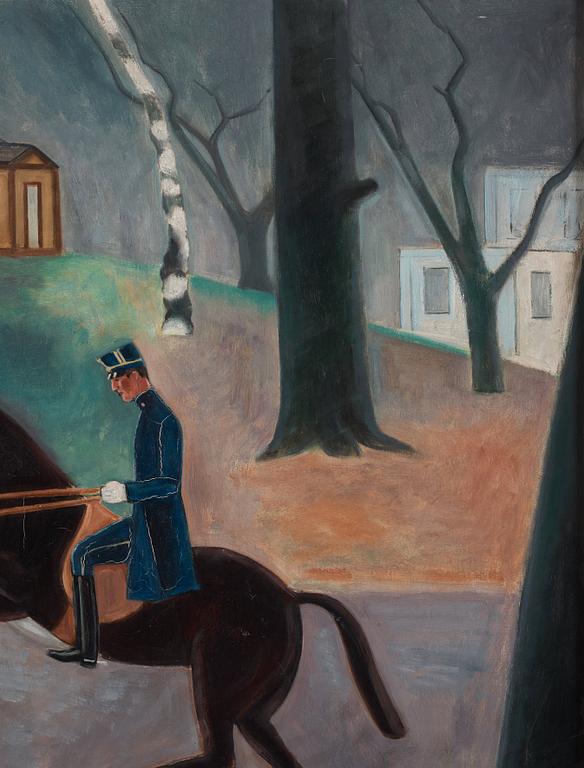 Einar Jolin, "Ryttare på Djurgården".