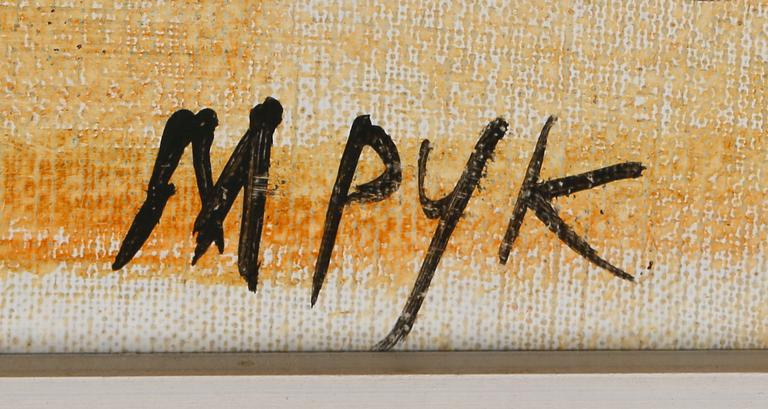 MADELEINE PYK, olja på duk, signerad.