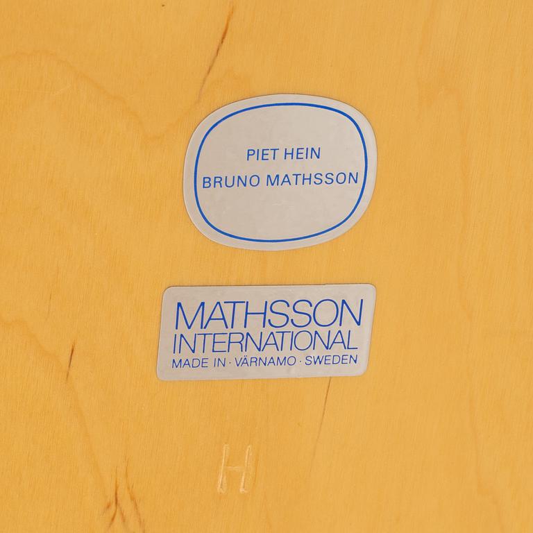 Bruno Mathsson & Piet Hein, matbord, "Superelips", Mathsson International, Värnamo.