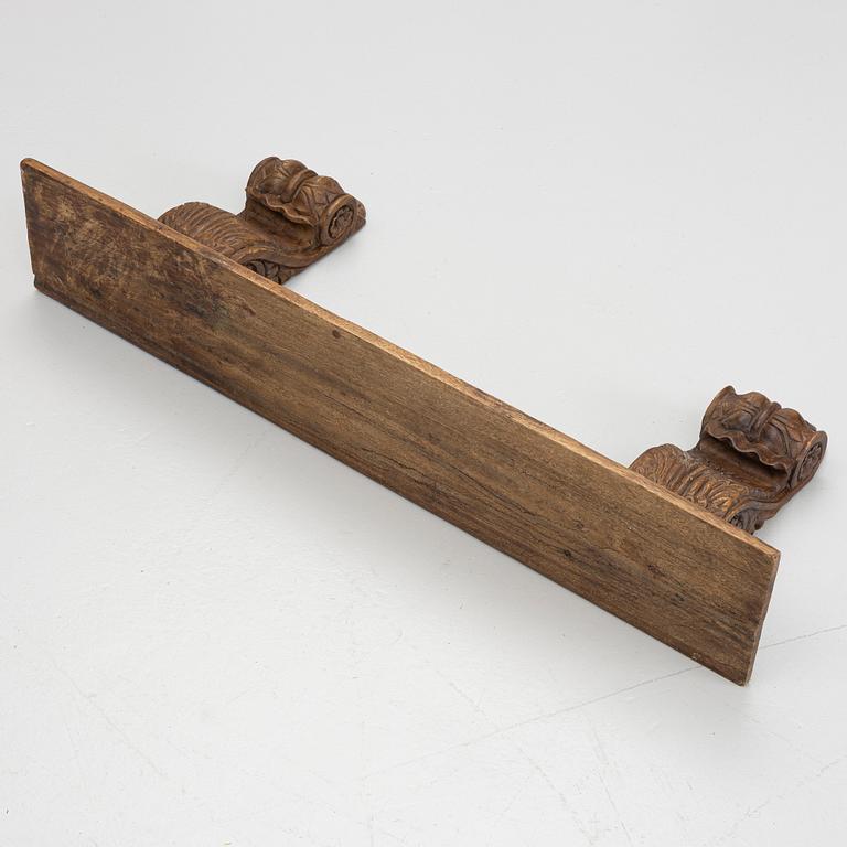 Shelf/console, circa 1900.