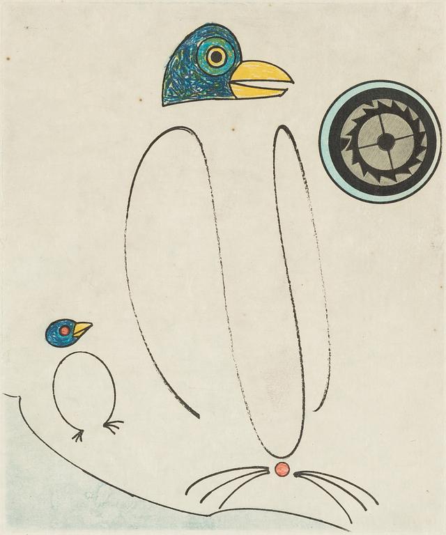 Max Ernst, Untitled, from "Oiseaux en Péril".