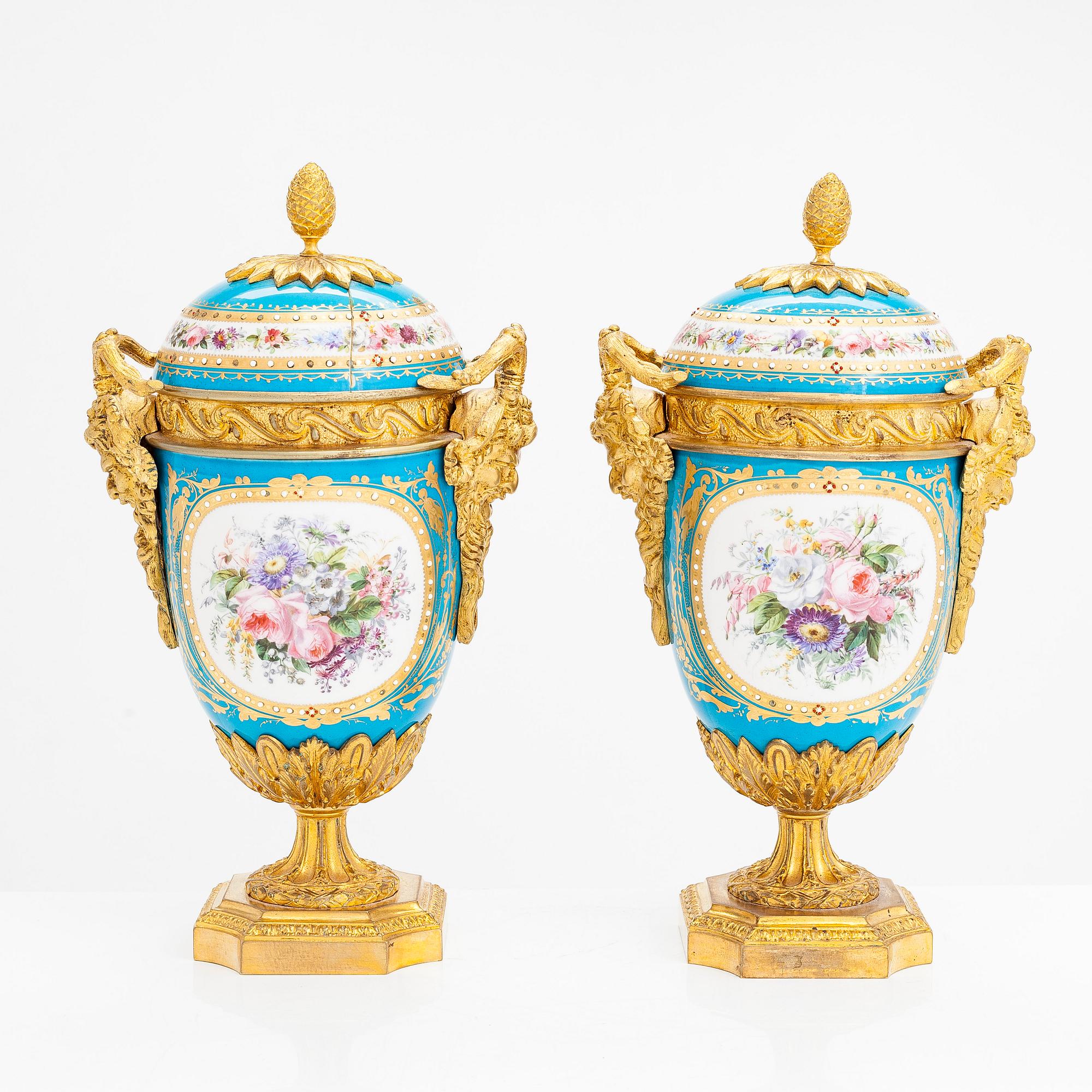 Urnor, ett par, Frankrike sekelskiftet 1900.