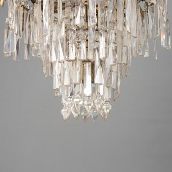 A chandelier, circa 1900.