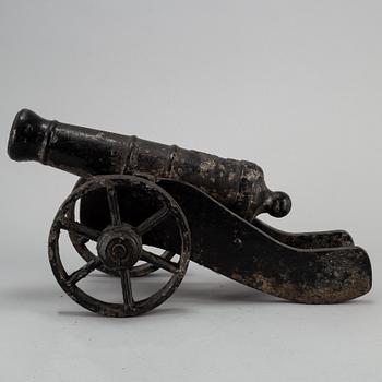 A Swedish cast iron cannon , Stafsjö bruk, 20th century.