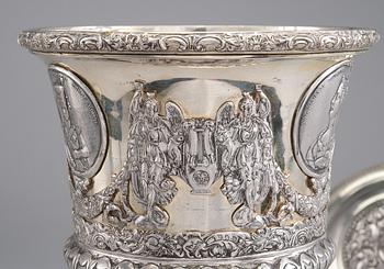 A SILVER CUP.