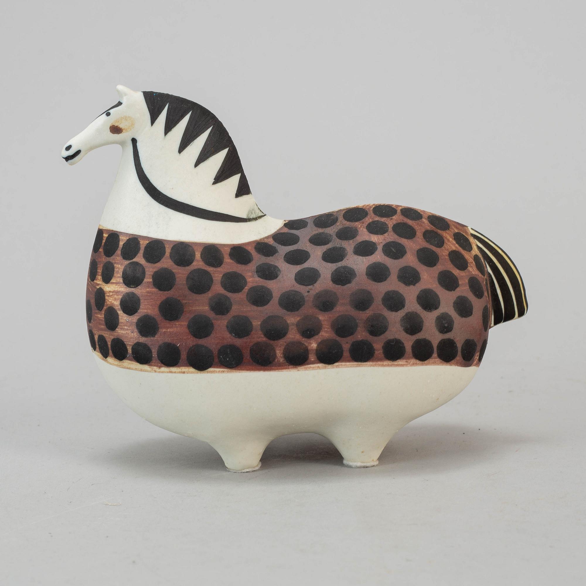 STIG LINDBERG, a 'Springare' stoneware figurine. Gustavsberg