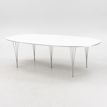 Bruno Mathsson & Piet Hein, a 'Superellips' dining table, Fritz Hansen.