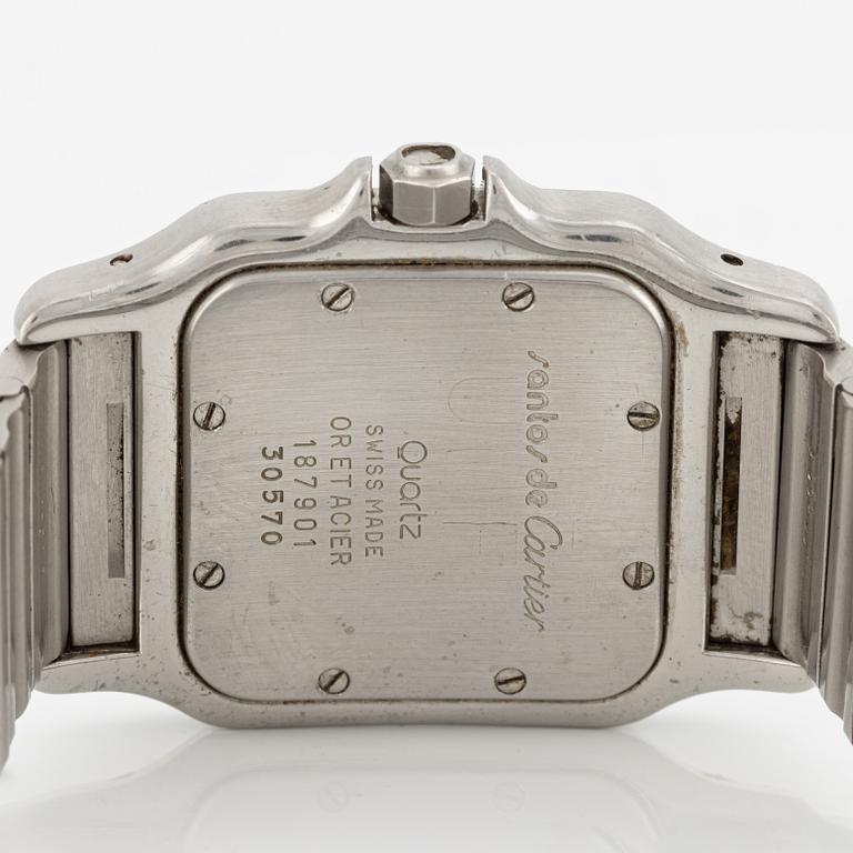 Cartier, Santos Galbée, armbandsur, 29 x 29 (41) mm.