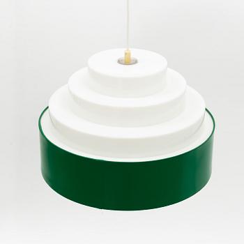 An acrylic 'Cylindrus Arkitektura' ceiling light, Luxus, Vittsjö.