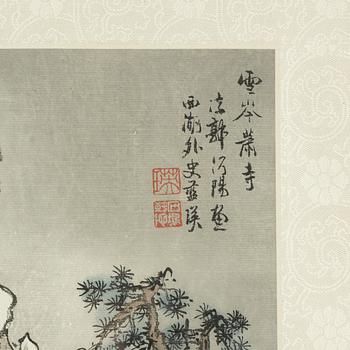 A pair of Chinese paintings by anonymous artist, 20th Century.