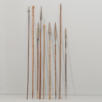 ETNOGRAFICA AFRICA, 9 pcs, 20th century.