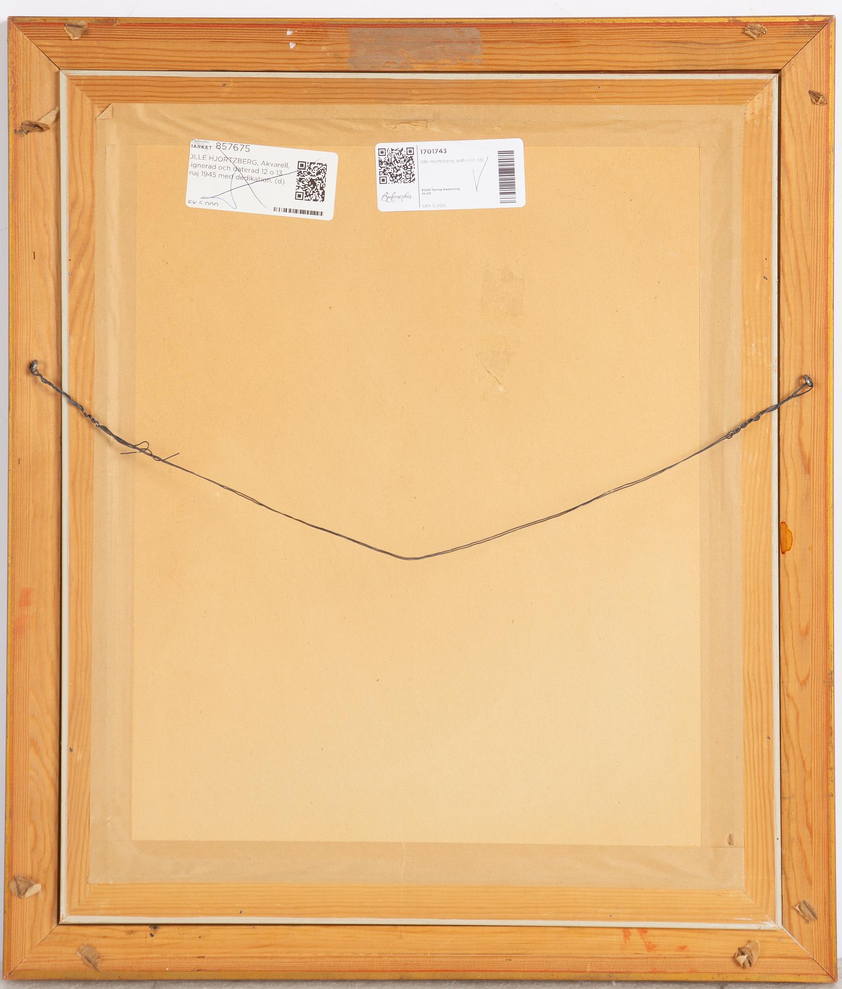 Olle Hjortzberg, Cowslips.