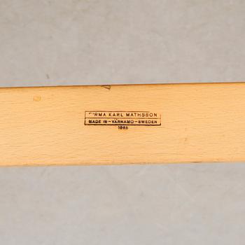 FÅTÖLJER, ett par, "Eva", Bruno Mathsson, Firma Karl Mathsson, 1965.
