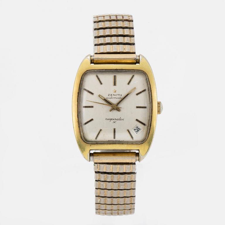 ZENITH Respirator, wristwatch, 31 x40 mm.
