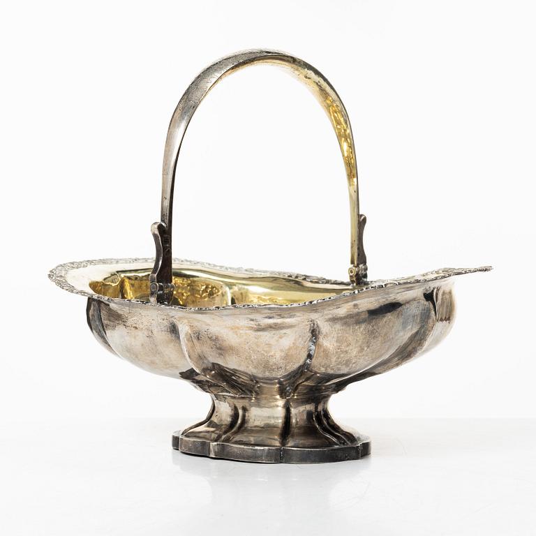 Konfektskål, silver, Moskva, Ryssland 1840.