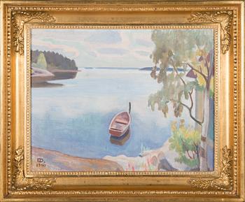 Emil Edvard Danielsson, oil on canvas, signed and dated 1941.