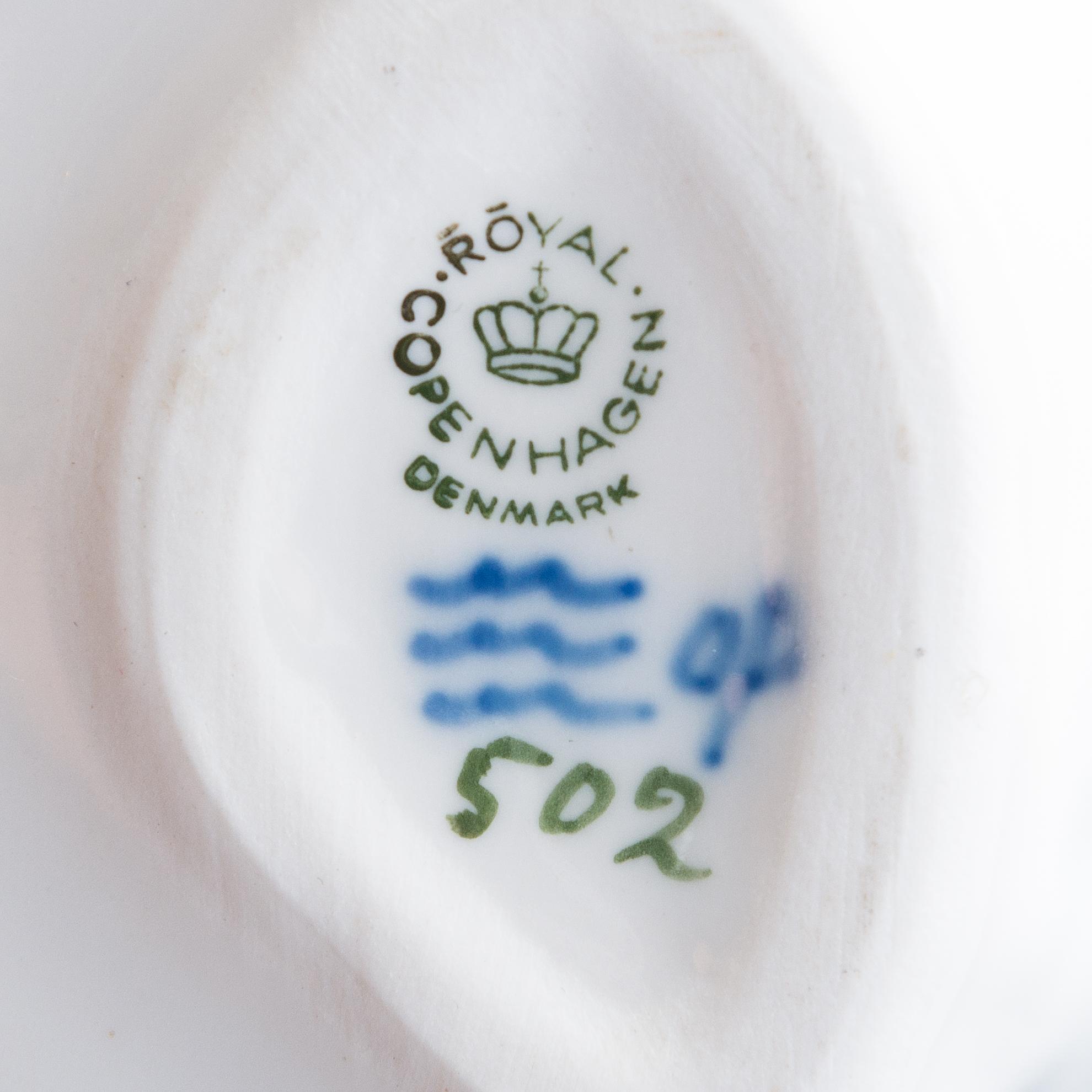 Carl Frederik Liisberg, Figurin, isbjörn 502, porslin, Royal Copenhagen, Danmark, 1985-91.