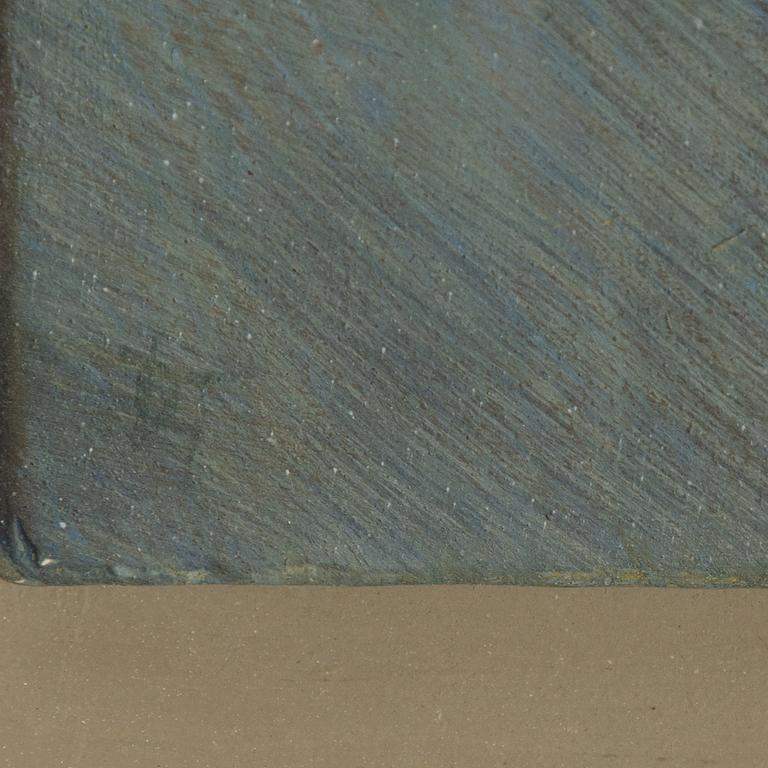 David Tindle, tempera on board, signed.