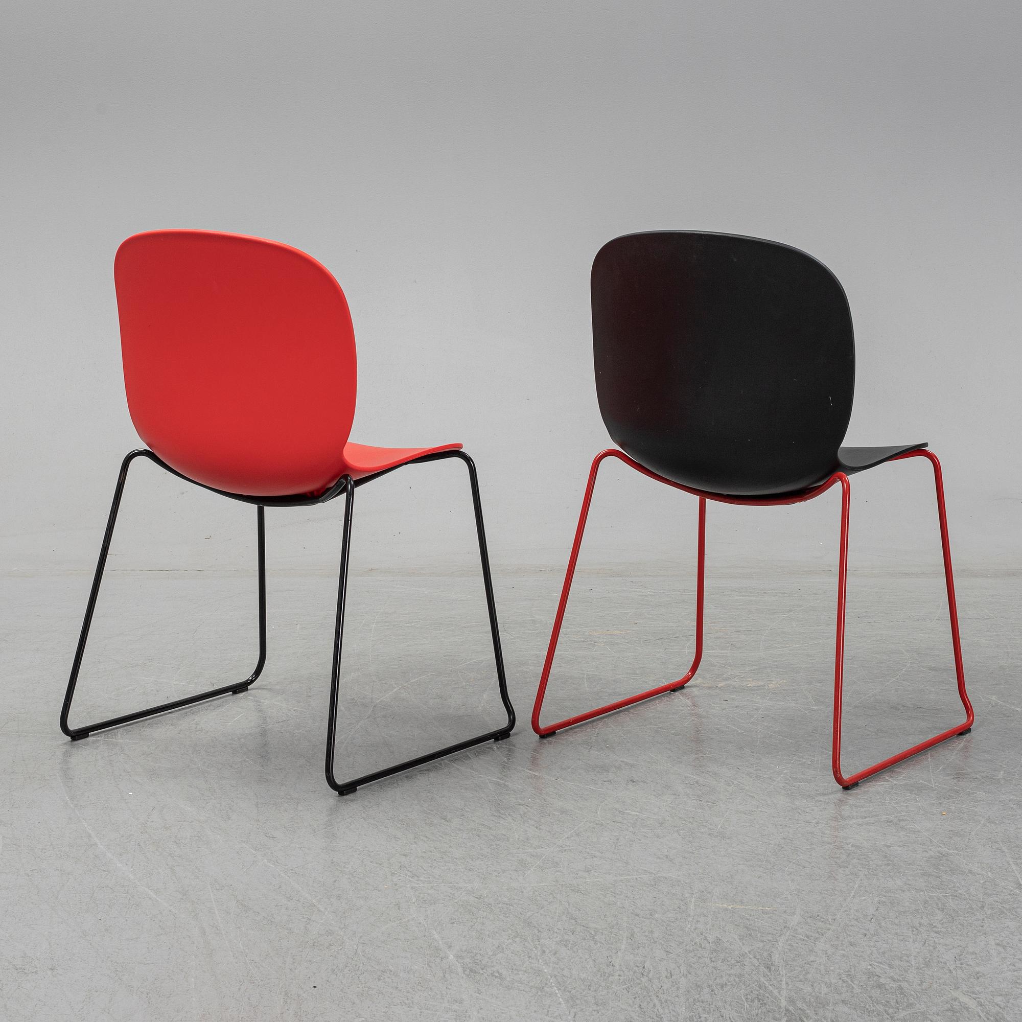 11 chairs by Susanne Grønlund, 'RBM NOOR', Flook.
