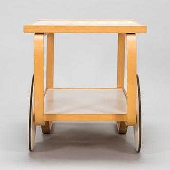 Alvar Aalto, a 1960s '901' tea trolley for Oy Huonekalu- ja Rakennustyötehdas Ab, Finland.