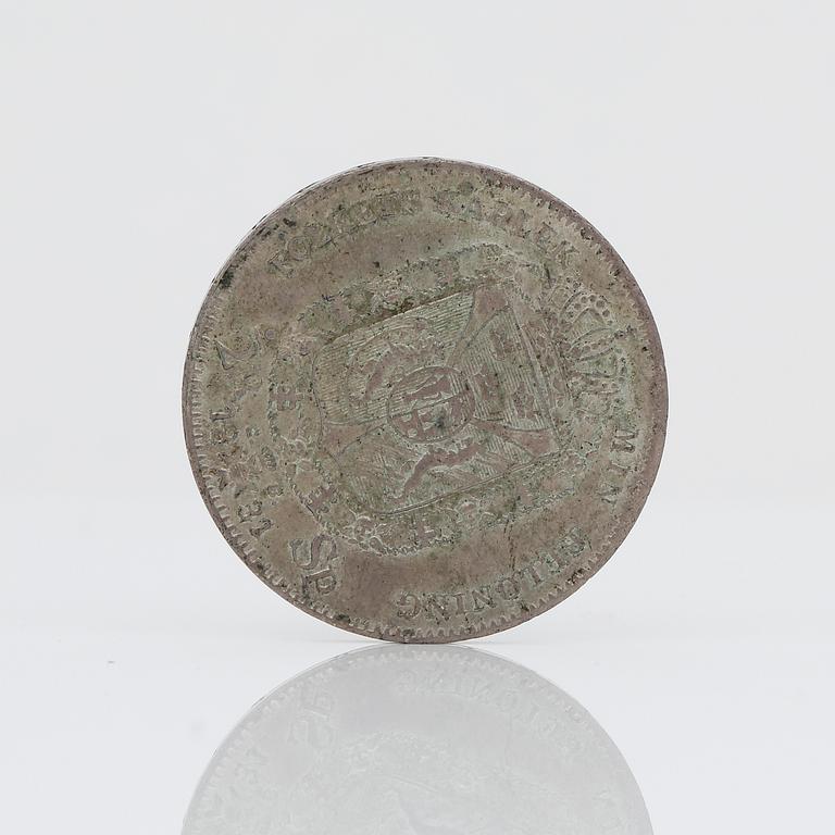 SILVER MYNT, 2 riksdaler specie, Karl XIV Johan, 1831. Vikt ca 16,89 g.