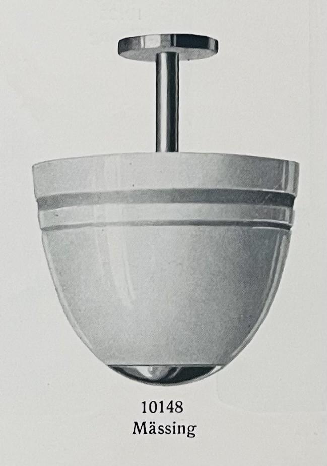 Harald Notini, a pair of ceiling lamps, variant of model "10148", Arvid Böhlmarks Lampfabrik, Stockholm, 1930s.