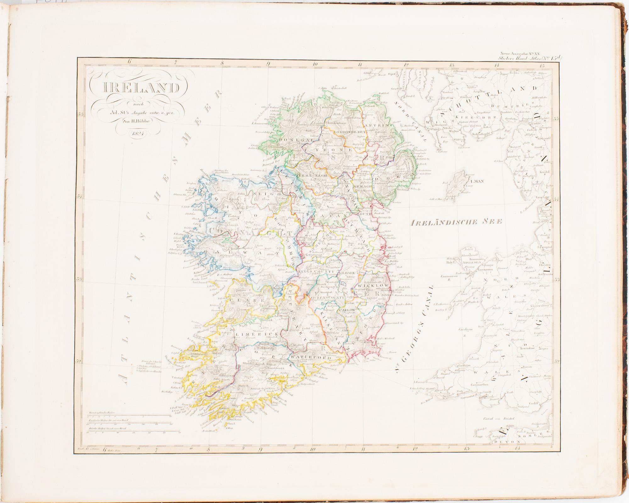 Stielers Hand-Atlas 1834 & Bidrag till Nordens äldsta kartografi.