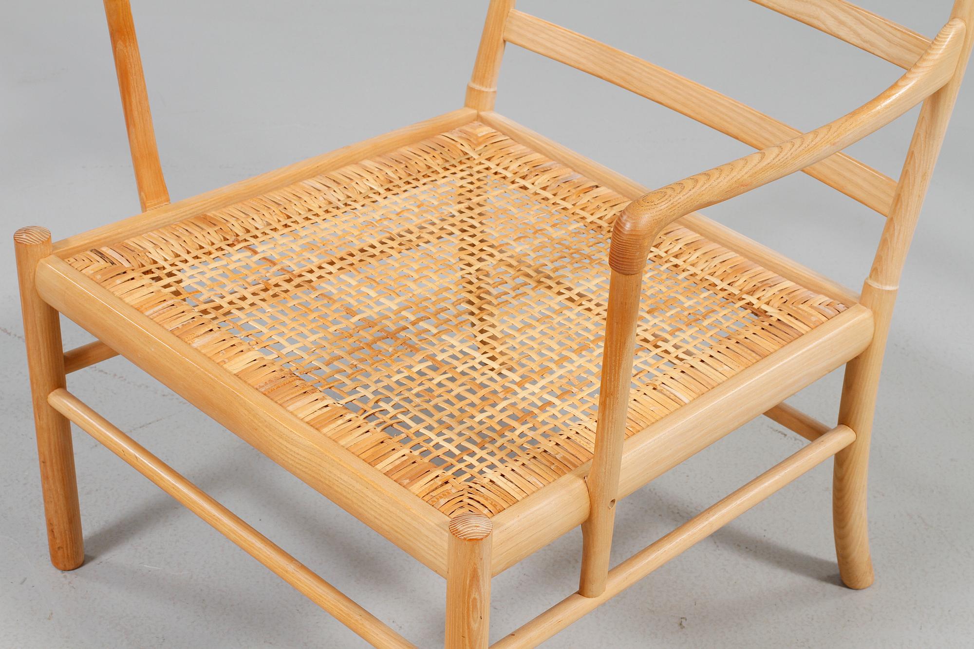 KARMSTOLAR, ett par, "Colonial Chair", Ole Wanscher, 1900-talets fjärde kvartal.