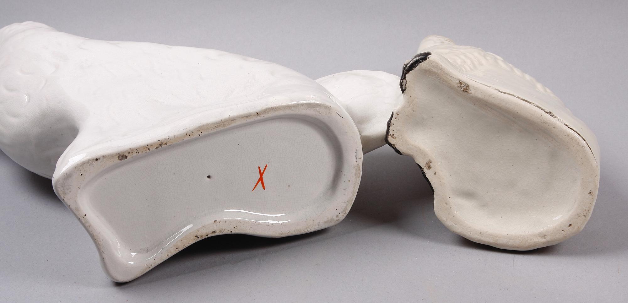 FIGURINER, 2 par. Flintgods. Staffordshire, England.