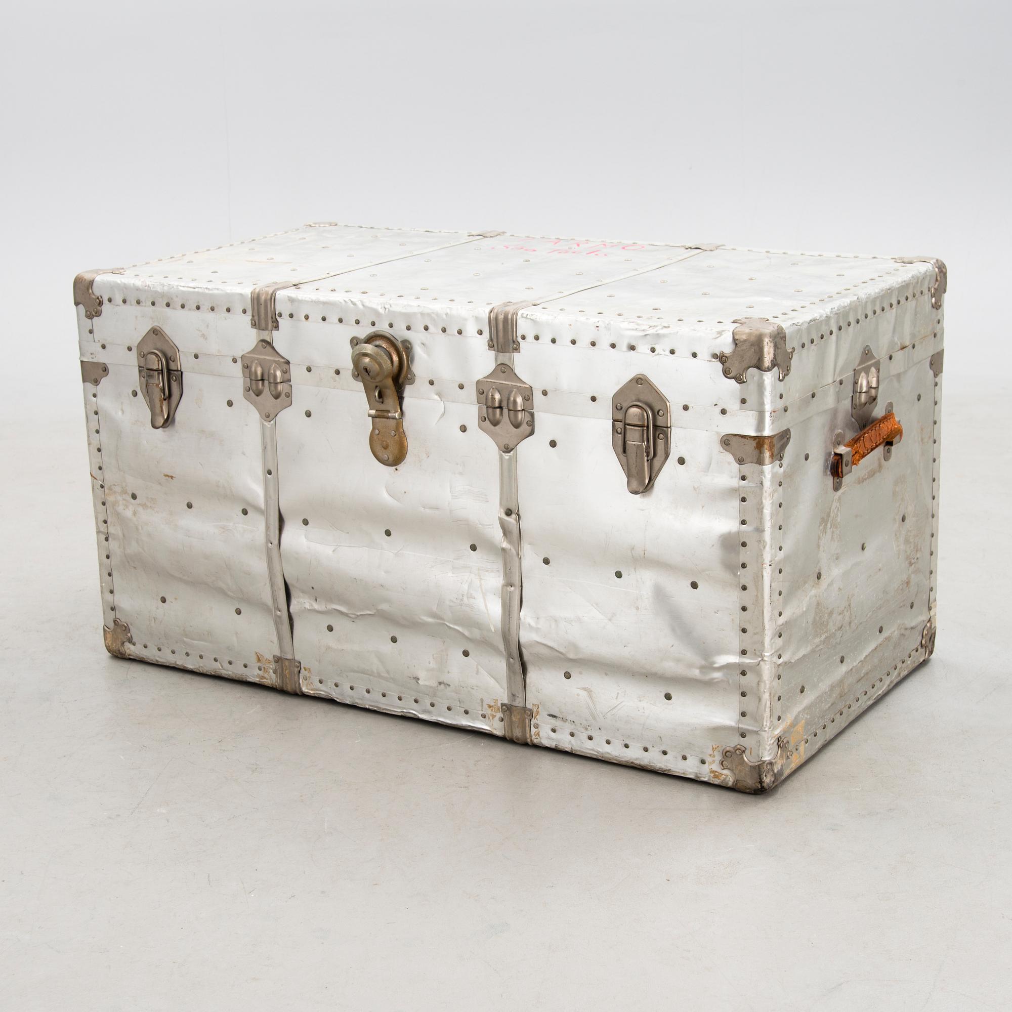 An aluminium trunk, Germany 20th Century.