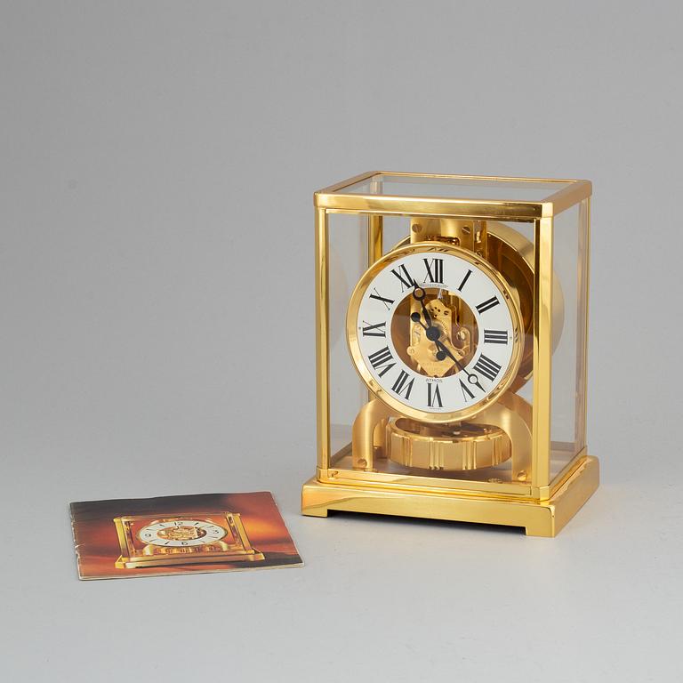 JAEGER LE COULTRE, Atmos mantle clock, late 20th Century.