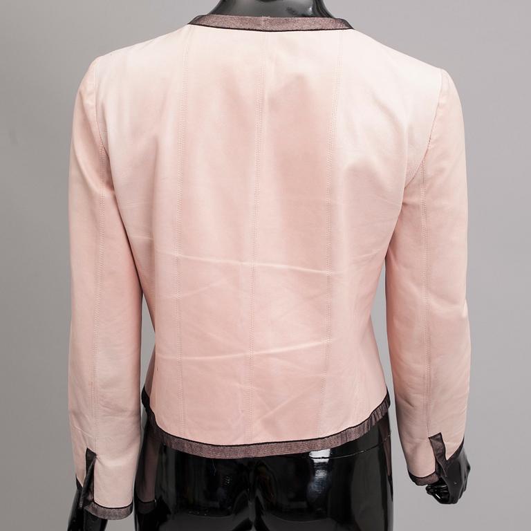LÄDERJACKA, Chanel.