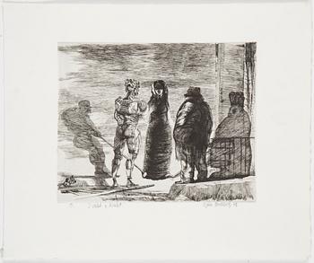 PARTI GRAFIK, ca 100 verk, bl.a från Föreningen för Grafisk Konst, Björn Brusewitz och Louis Bastin.