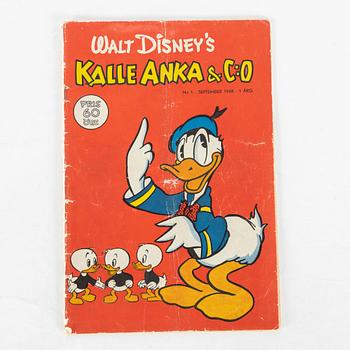 Comic book, "Donald Duck & Co", no. 1, 1948.