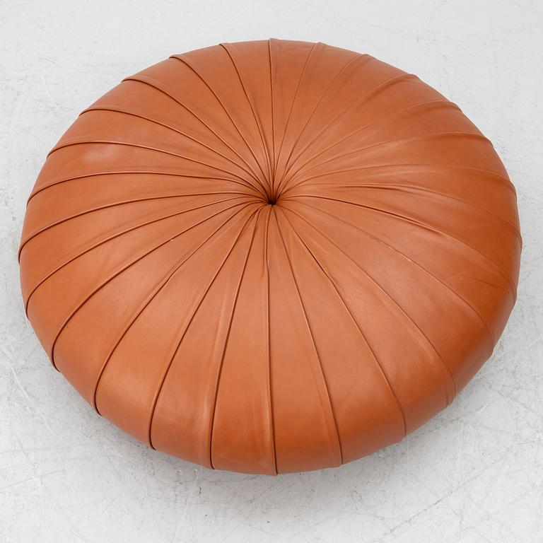 Monica Förster, an 'Esedra' ottoman, Poltrona Frau, Italy.