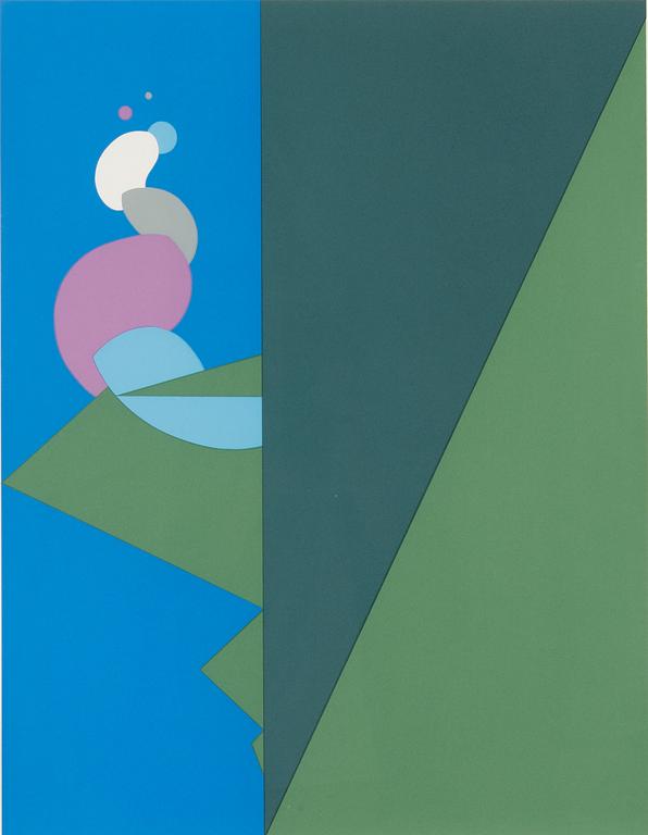 Pauli Vuorisalo, silkscreen, signed and dated -88, numbered 50/75.
