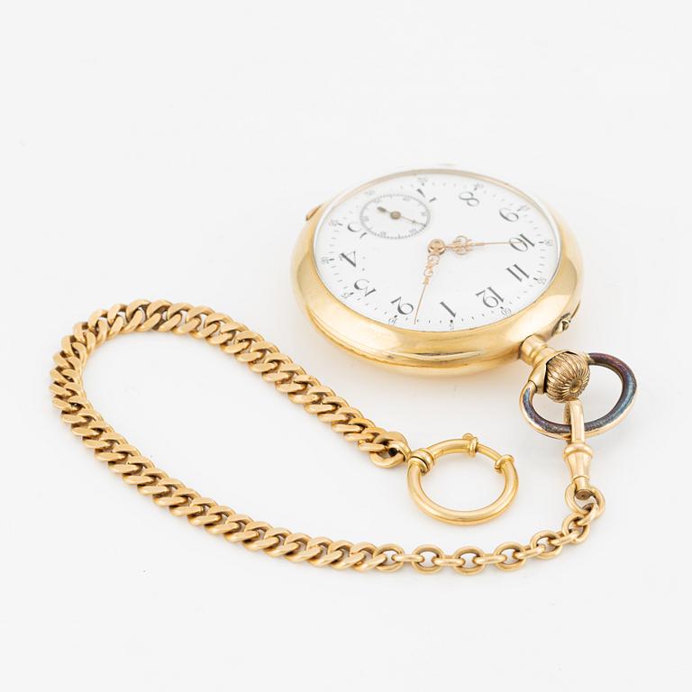 L.U.C. (Louis-Ulysse CHOPARD), fickur, 18K guld, 49 mm.