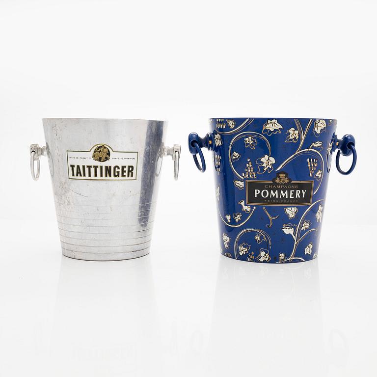 Two late 20th-century champagne coolers.