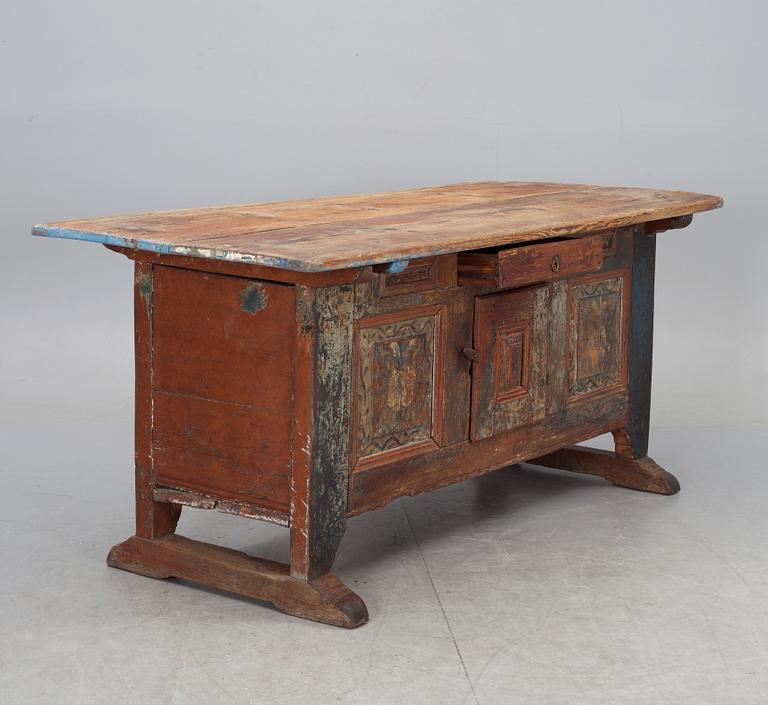 KISTBORD, allmoge, 1700/1800-tal.