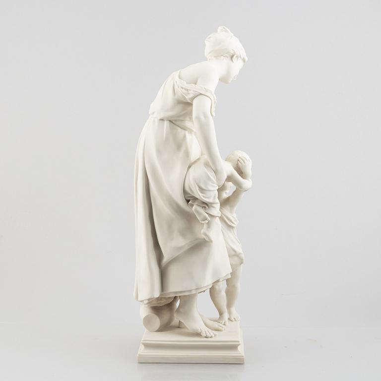 A biscuit porcelain sculpture, Gustafsberg, 1897.