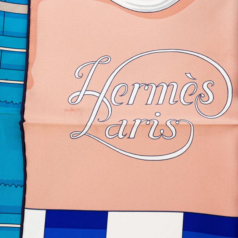 Hermès, a silk scarf.