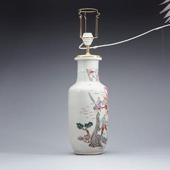 A famille rose vase, 20th Century.